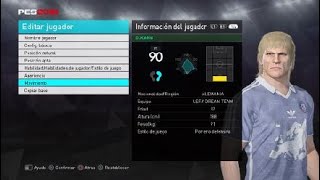 Como crear a Oliver Kahn en Pes 2018 [upl. by Blanc369]