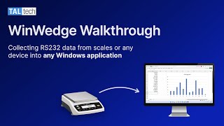 WinWedge Walkthrough  Getting data from RS232 devices [upl. by Kania]