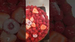 Tarte framboise😍❤️🥰 pourtoi foryou follow like youtube percer 10k 1million cover 1k fyp [upl. by Yliab309]