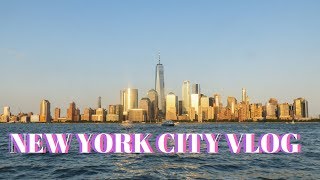 NEW YORK CITY VLOG  BROOKLYN BRIDGE  STAUTE OF LIBERTY  TIMES SQUARE  CENTRAL PARK  NYC SUNSET [upl. by Aihsemak]