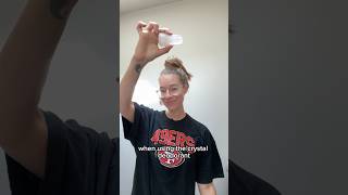 How to use natural deodorant nontoxicbeauty nontoxic naturaldeodorant natural [upl. by Belinda252]