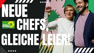 Neue Chefs gleiche Parolen Die grüne Parteispitze 2024 steht [upl. by Errecart]