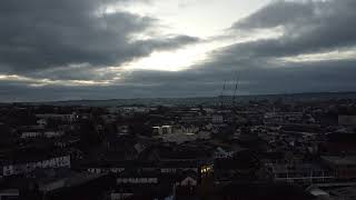 LOOKING AT BRIDGEND WHERE THE NEW BRIDGEND COLLAGE GOING WITH A BIRD EYE VIEW WITH MY DJI DRONE [upl. by Trip317]