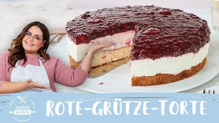 Die Schlemmertorte des Jahres – ROTEGRÜTZETORTE 😋 I Einfach Backen [upl. by Meletius16]