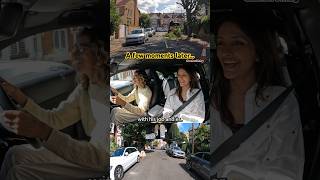 Beginner lesson in a MANUAL car in London hazard new manual clutch control road safety [upl. by Basham379]