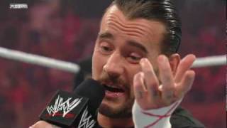 Raw CM Punk discusses his plans for Money in the Bank [upl. by Elyssa]