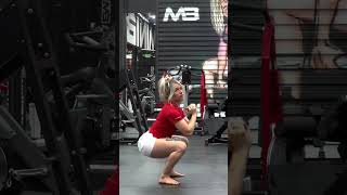 Goblet squat tutorial  shorts short misscarriejune [upl. by Michal]