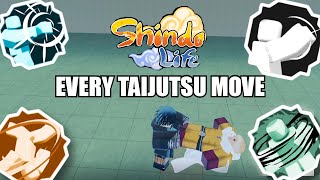 Every Taijutsu Ability in Shindo Life [upl. by Neelasor718]