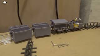 4mm Scale Lartigue Monorail  Rolling Stock test [upl. by Gunter]