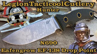 Eafengrow EF138 N690 Steel Drop Point Hunter [upl. by Domph]