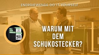 Energiewende DIY mit dem Schukostecker [upl. by Aitam]