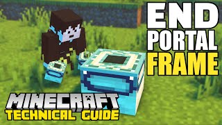 GET END PORTAL FRAMES IN SURVIVAL Technical Guide S2EP59 [upl. by Line119]