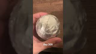 Adding Layers to My Aluminum Foil Ball Until I Graduate From College Day 205 [upl. by Letti]