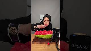 تحدي بطخيه كامله 🍉توقعو اقدر أخلصها؟؟🤭💕 [upl. by Anav]