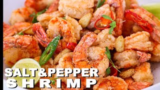 The BEST Salt and Pepper Shrimp EVER SO CRISPY [upl. by Betthel]