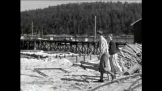 Del 1 av 2 Bindalsbruket i sin spede barndom The building of Terråk and forestry in the 1930s [upl. by Chirlin494]