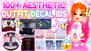 🌷100 Aesthetic Outfit Fabric Decal IDs ✨ Y2K Gyaru Sweet Lolita amp More 👑 ROBLOX Royale High [upl. by Atival]