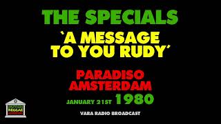 The Specials  A Message To You Rudy Live 1980 [upl. by Adalard]