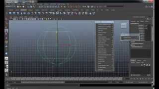 Maya Edit Nurbs menu part1 [upl. by Anelahs482]