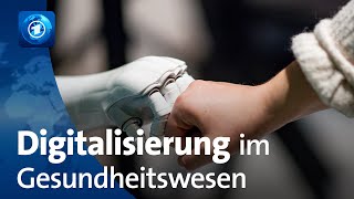 Start der DMEA in Berlin Digitalisierung im Gesundheitswesen [upl. by Assirem]