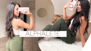 ALPHALETE AMPLIFY amp SURFACE Leggings  Staples TryOn [upl. by Alanna17]