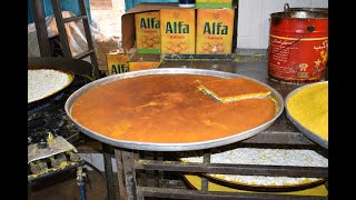 Authentic Palestinian Knafeh in the Making at Al Aqsa Sweets Nablusالكنافة النابلسية حلويات الأقصى [upl. by Eninnej146]