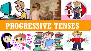 English LessonGrammarProgressive Tenses [upl. by Rockel853]