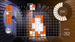 Lumines Supernova 99 Blocks Erased in 60 Seconds [upl. by Flatto]