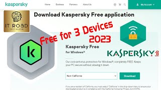 Kaspersky Antivirus free activation for 3 devices  IT Road [upl. by Stace]