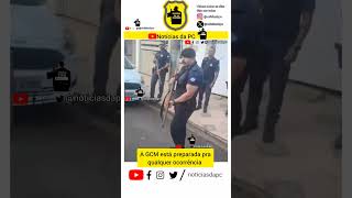 GCM disse quotdeixa a gente trabalharquot policia police abordagenspoliciais gcm policiamunicipal [upl. by Attekram]