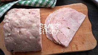 How to Make Deli Ham in a Ham Maker  CHARCUTERIE  Sams Bitery Recipe [upl. by Florian]