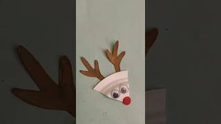 Easy Reindeer craft New Creative Craft reindeer christmas trending diy youtubeshorts craft [upl. by Ujawernalo978]