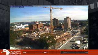 Halifax Central Library Construction Timelapse extended [upl. by Oinotnaesoj]