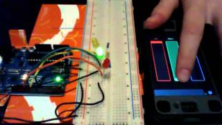 TouchOSC RGB Slider for LEDs with Arduino and Processing [upl. by Lashondra]