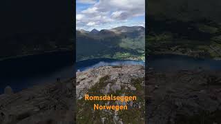 Auf dem Gipfel des Romsdalseggen bei Andalsnes [upl. by Aisyram]