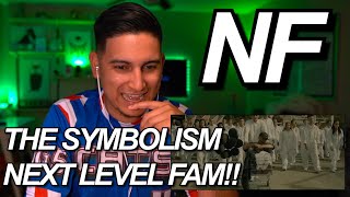 NF  LEAVE ME ALONE VIDEO REACTION  THE SYMBOLISM CRAZY [upl. by Evangelina]