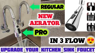 New Aerator For Sink Foucet  Upgrade Your Kitchen Sink Foucet Regular To Luxurious [upl. by Isla]