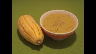 Delicata Squash Soup recipe [upl. by Doroteya]