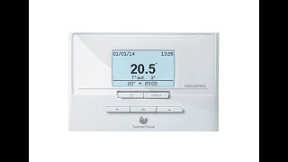 Saunier Duval Exacontrol E7C Programmable Modulating Wired Room Thermostat  UNBOXING [upl. by Miof Mela]