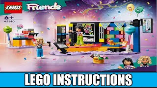 LEGO Instructions  Friends  42610  Karaoke Music Party [upl. by Abana]