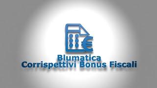 Blumatica Corrispettivi Bonus Fiscali  presentazione del software [upl. by Konstantine]