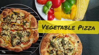 കുട്ടികളുടെ കൂട്ടുകാരൻ VEGETABLE PIZZA 😋😍💃l Homemade Veg Pizza Recipe l [upl. by Columbyne]