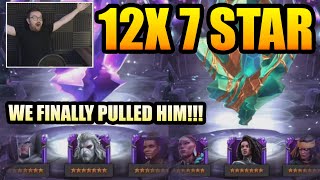 12x 7 Star amp Titan Crystal Opening  BIGGEST 7 STAR OPENING SO FAR  Marvel Contest Of Champions [upl. by Imotas]