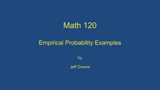 Empirical Probability Examples [upl. by Ottillia96]