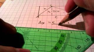 Flächeninhalt beim Dreieck berechnen  Mathematik leicht gemacht [upl. by Georgianne]