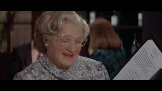 MRS DOUBTFIRE 1993 HD  FULL DINNER SCENE [upl. by Fredra]