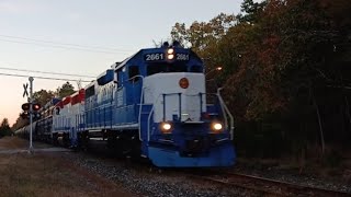 Cape May SeaShore Lines CM91 Southbound Through Estell Manor With 26612015 [upl. by Lambard]