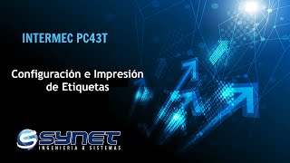 INTERMEC PC43T  Configuración e Impresión de Etiquetas [upl. by Arabelle]