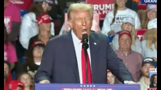 OMG Trump makes FATAL MISTAKE in FINAL MOMENTS of last rally [upl. by Lloyd]