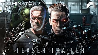 TERMINATOR 7 End Of War 2025 Arnold Schwarzenegger Movie teaser trailer Concept [upl. by Henke475]